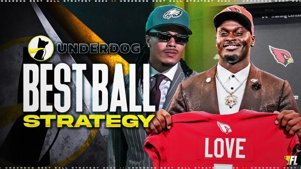 Underdog Best Ball Draft Strategy: Jordyn Tyson and More Rookie ADPs To Draft or Fade