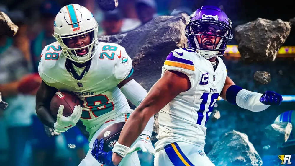 De'Von Achane, Justin Jefferson Carrying Heavy Fantasy Football Workloads
