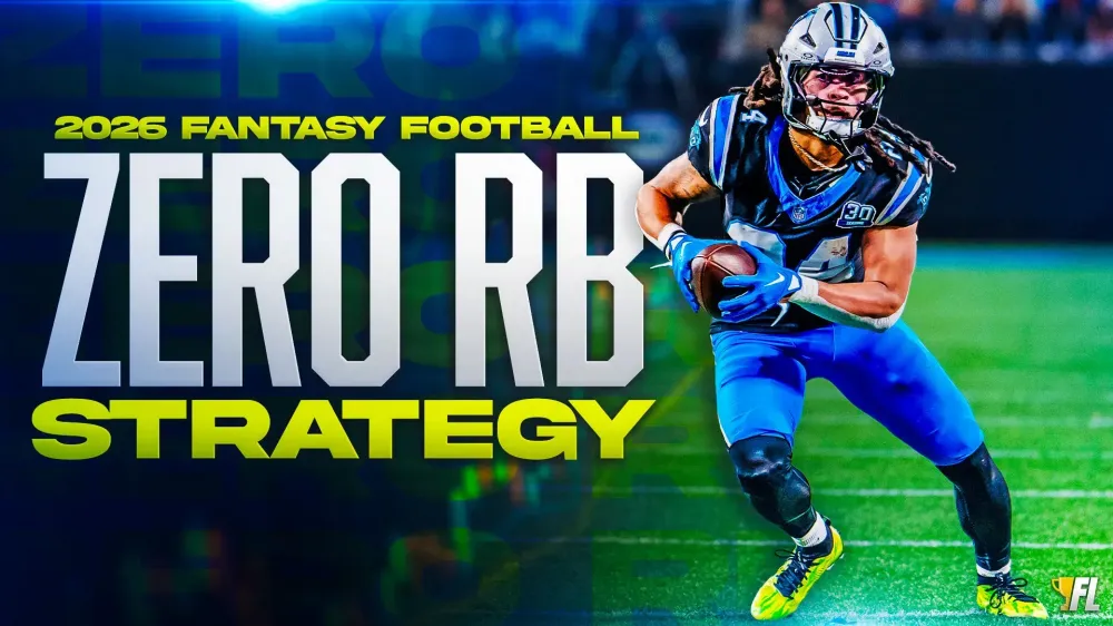 Zero-RB Fantasy Football Strategy: Jonathon Brooks Headlines 2026 Draft Targets