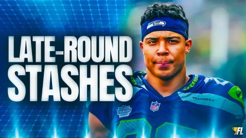 Late-Round Best Ball Stashes For 2026: Target Zach Charbonnet & More