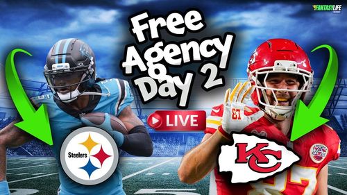 NFL Free Agency Day 2 LIVE! (Fantasy Football Winners & Losers)