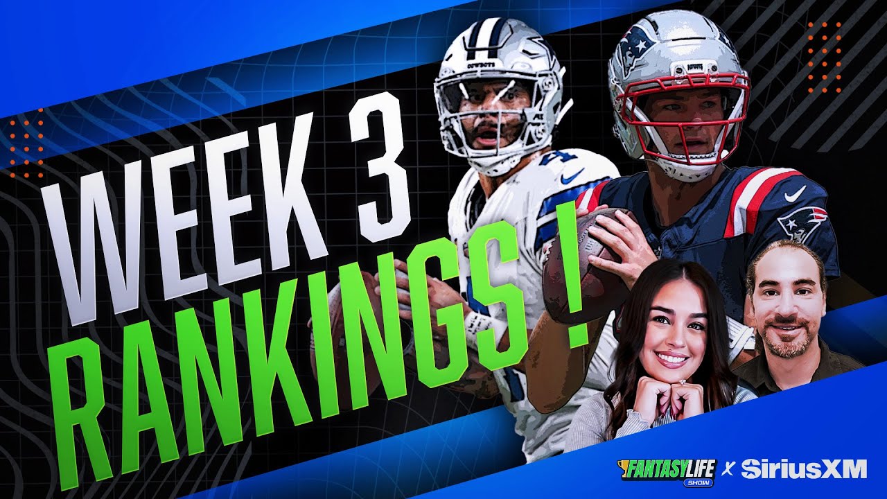 Week 3 Fantasy Football Rankings